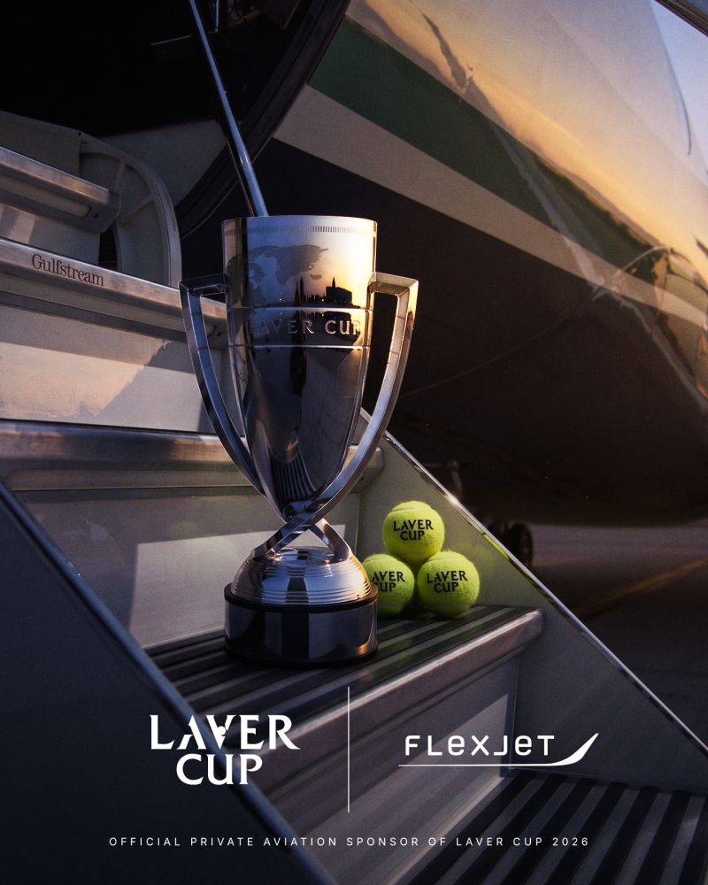 Flexjet Named Official Private Aviation Sponsor of Laver Cup London 2026